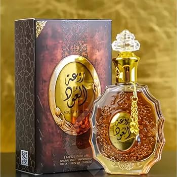 Lattafa Rouat Al Oud for Unisex Eau de Parfum Spray, 3.4 Ounce 100ml