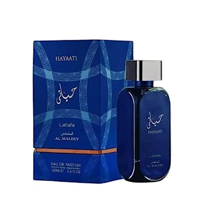 Hayaati Al Maleky By Lattafa EDP 100mL Spray For Men Blue