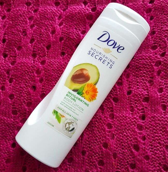 Dove Nourishing Secrets Lotion Invigorating Ritual- Avocado Oil and Calendula Extract