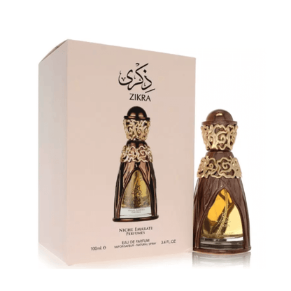 Lattafa Niche Emarati Zikra for Unisex Eau de Parfum Spray, 3.4 Ounce / 100 ml