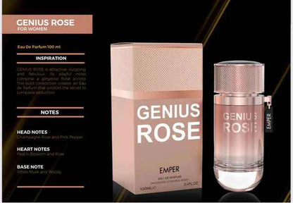 Emper Genius Rose for women 100ml - 3.4 floz