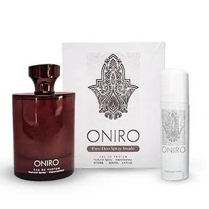 Oniro Perfume 100ml EDP with Deo by Fragrance World