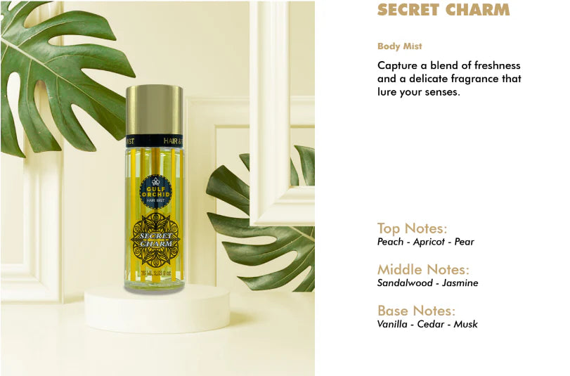 Gulf Orchid Secret Charm Hair Mist 85ml