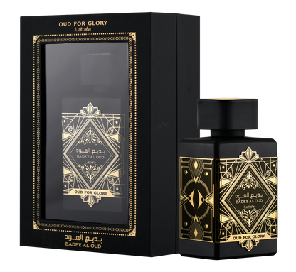 Lattafa Bade'e Al Oud, Oud for Glory for Unisex Eau de Parfum Spray, 100 ml