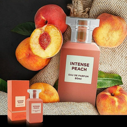 Intense Peach EDP Perfume By Fragrance World 80 ML:🥇High End Niche Fragrance🥇