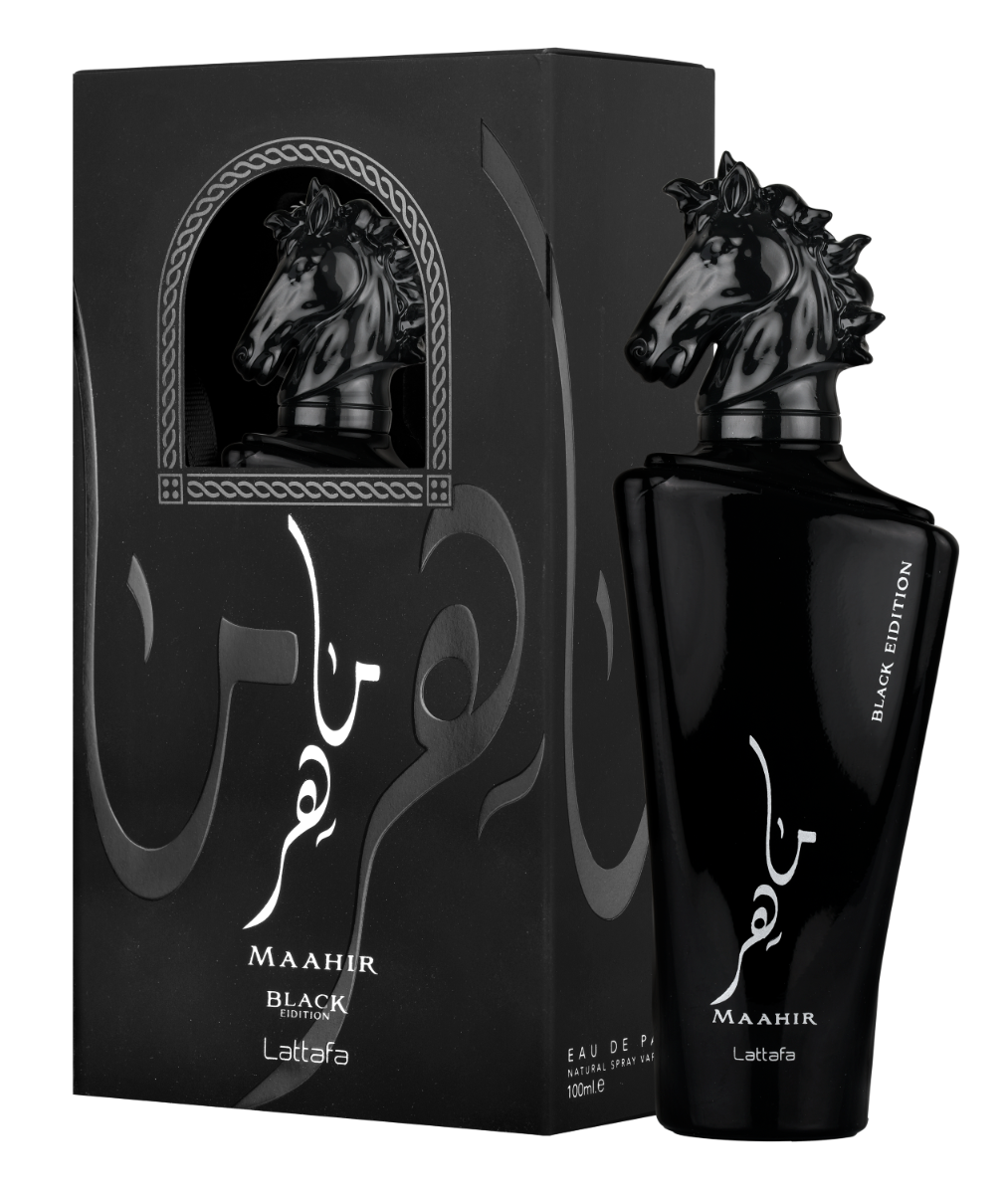 Maahir Black Edition Eau de Parfum - EDP 100ML(3.4 oz) by Lattafa Perfumes