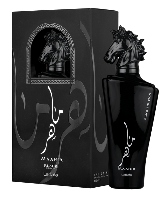 Maahir Black Edition Eau de Parfum - EDP 100ML(3.4 oz) by Lattafa Perfumes