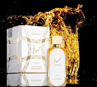 Hayaati Gold Elixir - Eau De Parfum Spray (100 ml - 3.4Fl oz) by Lattafa