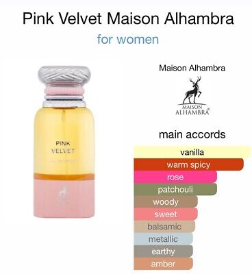 Pink Velvet Maison Alhambra for women